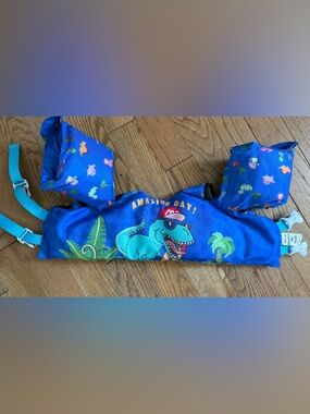 Kids Blue Dinosaur Swim Float